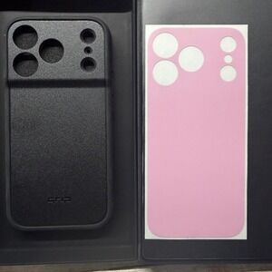 dbrand Grip Case Matte Black iPhone 17 Pro Pink skin! New Open Box